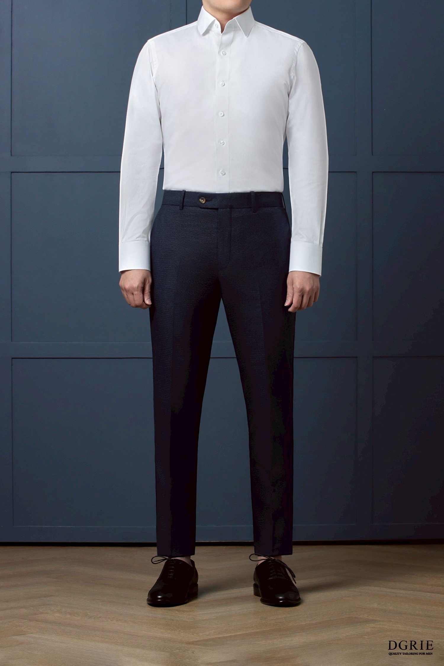 เสื้อเชิ้ต Cotton Soft Twill Spread Collar White - DGRIE