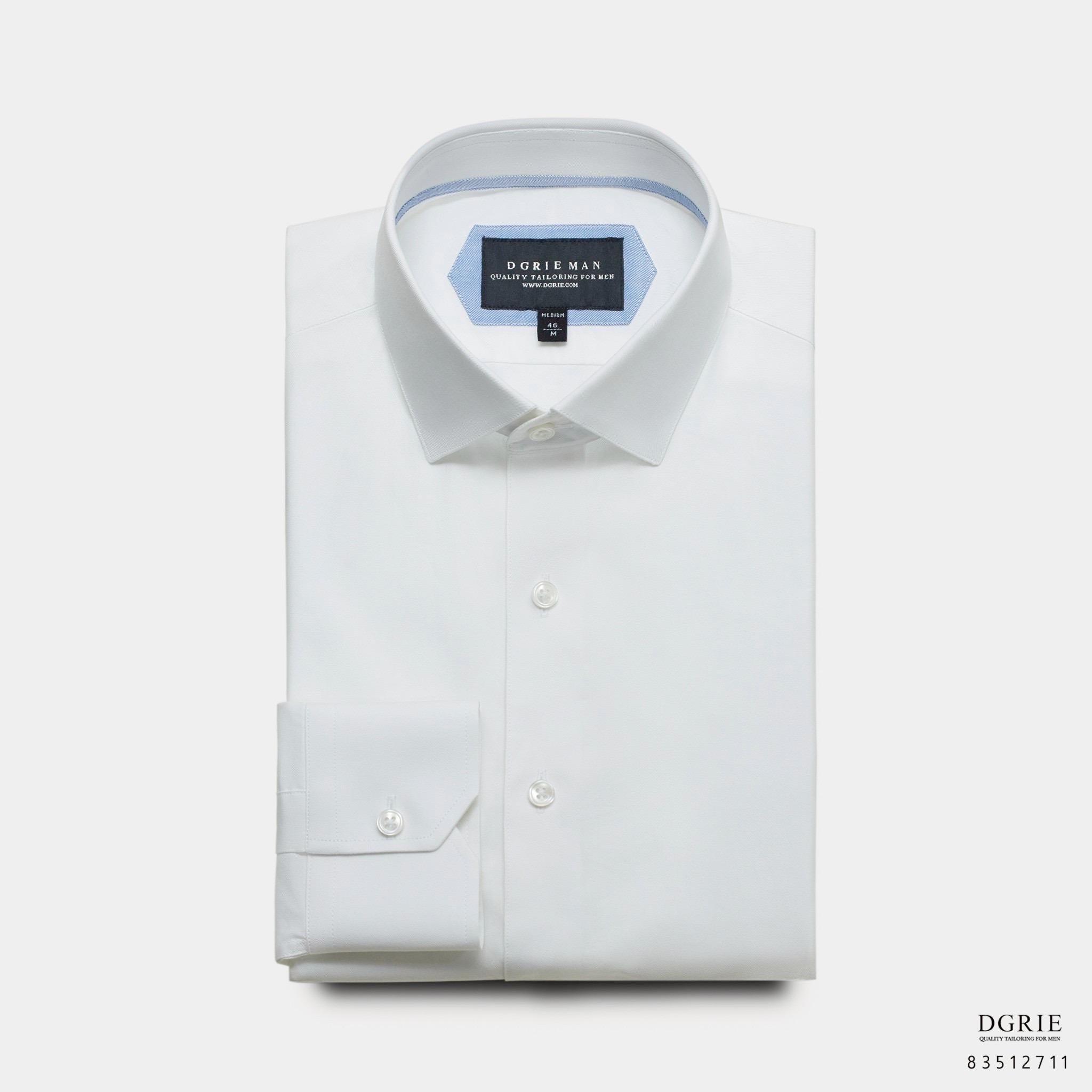 เสื้อเชิ้ต Cotton Soft Twill Spread Collar White - DGRIE