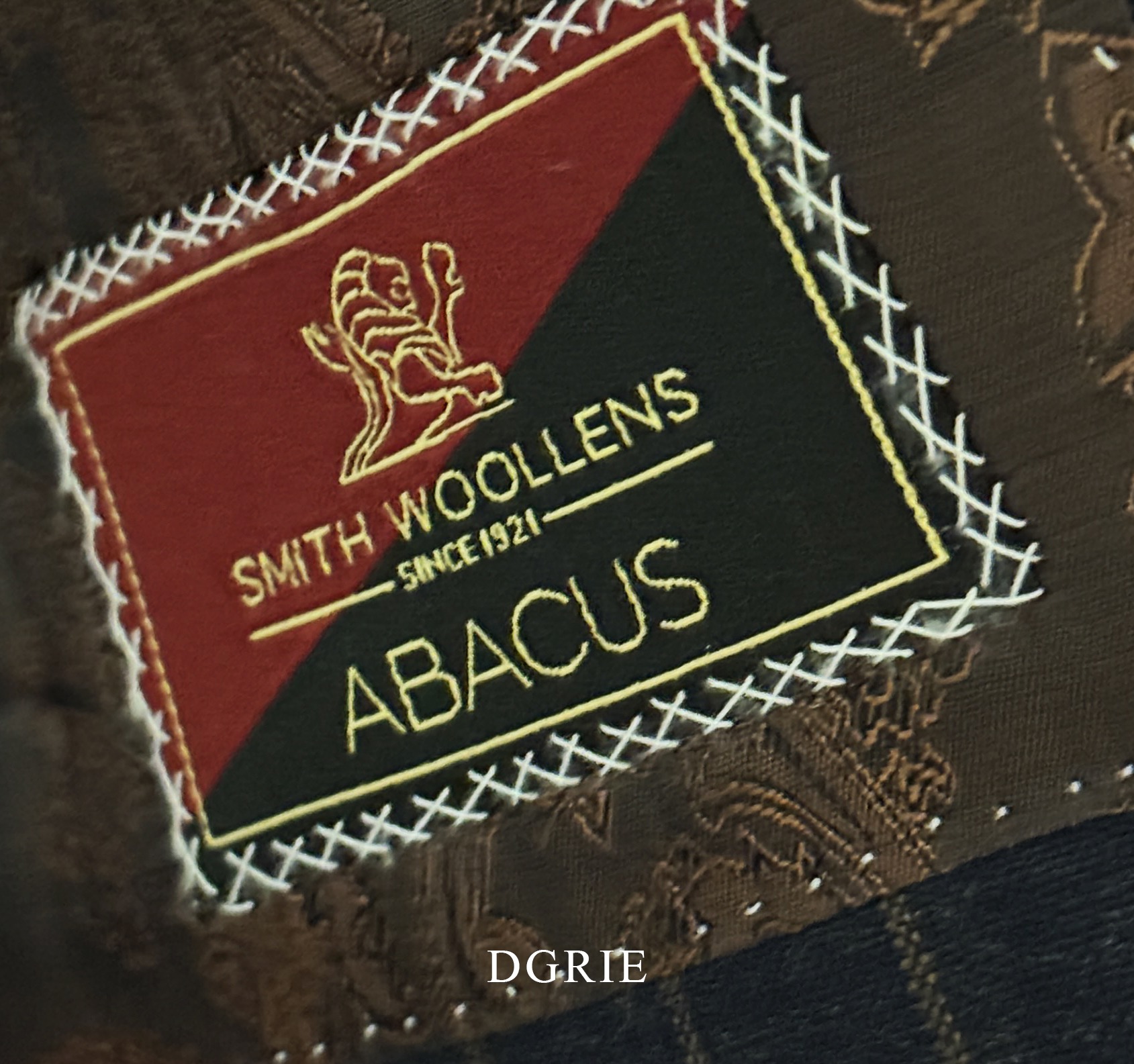 DGRIE 1st Fitting Full Canvas Dark Navy Pin-stripe Suits