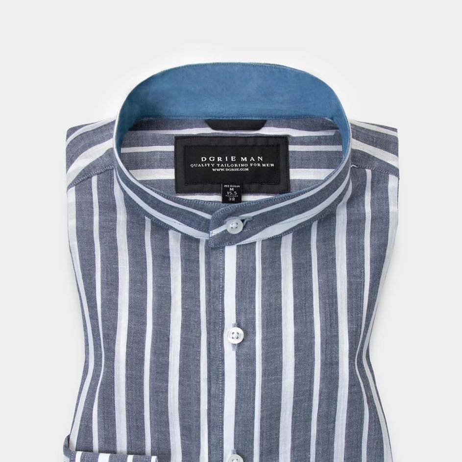 DGRIE - เสื้อเชิ้ตคอจีน Band collar shirts / Mandarin collar