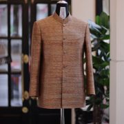 DGRIE - เสื้อสูทผ้าไหม Custom Mandarin Silk Jacket