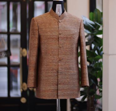 DGRIE - เสื้อสูทผ้าไหม Custom Mandarin Silk Jacket