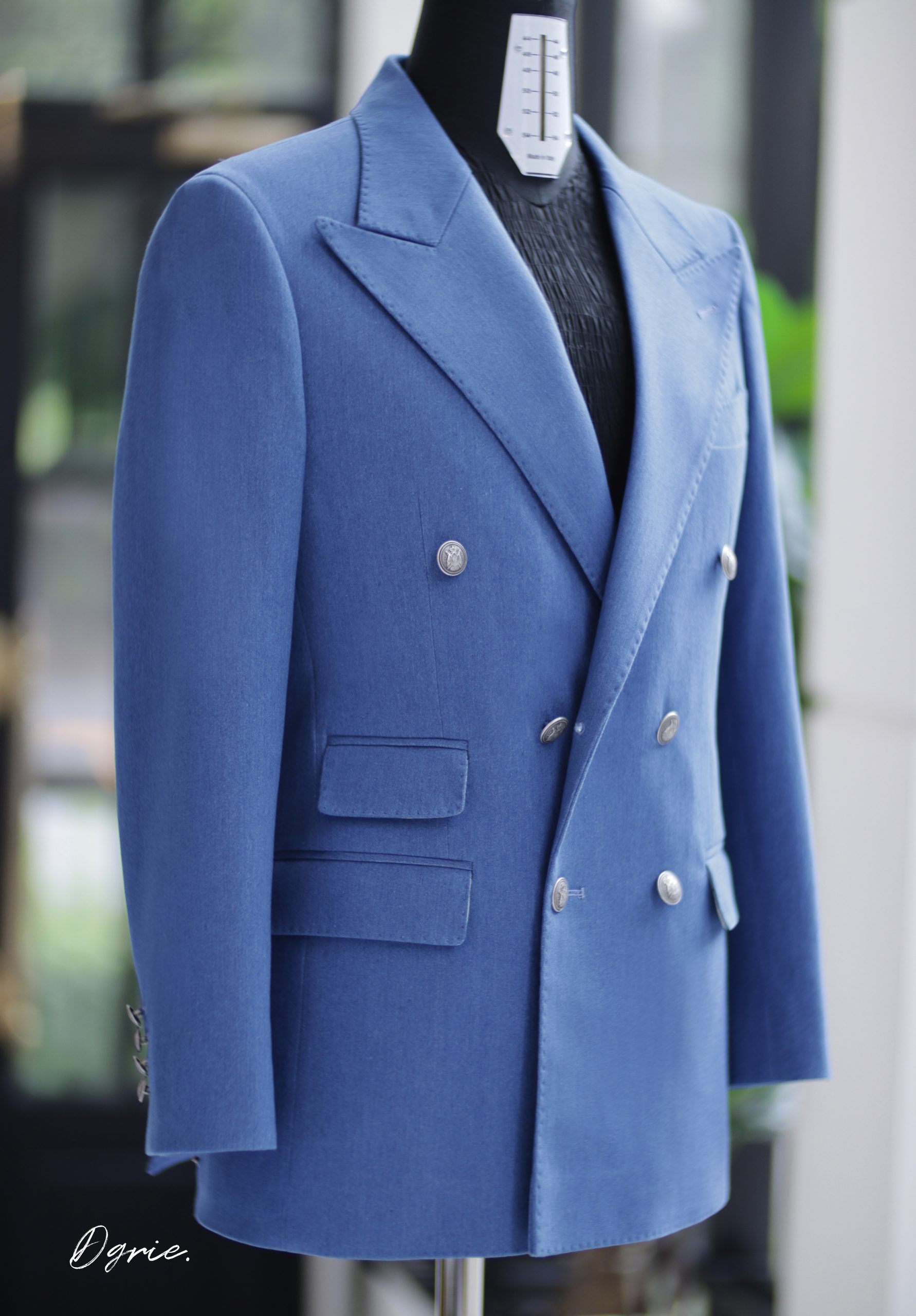 IMG_7906 copy ตัดสูทยีนส์ DGRIE – Navy Denim Double Breasted Suits