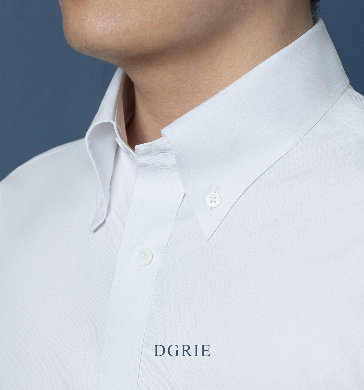 oxford-white-kg-button-down-collar-shirt-dgrie-dgrie-2 copy DGRIE Oversize Jacket Flannel Jacket GURKHA SMOKE BLUE PANTS