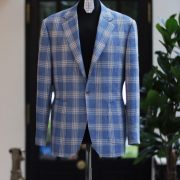 DGRIE SOLBIATI BLUE CHECK JACKET by Loro Piana
