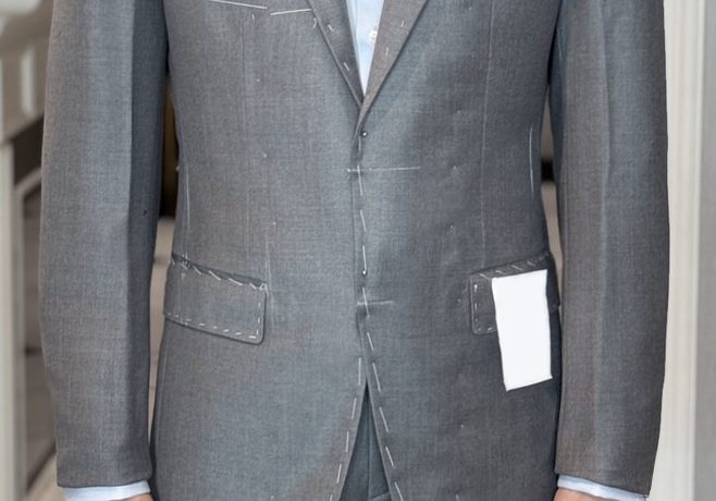 ตัดสูทสีเทา Fitting British Medium Grey Suits 57 ตัดสูทสีเทา Fitting British Medium Grey Suits