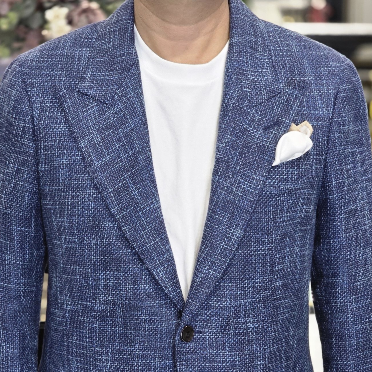 DGRIE - ตัดสูทลินิน Blue Linen Solbiati Sport Jacket