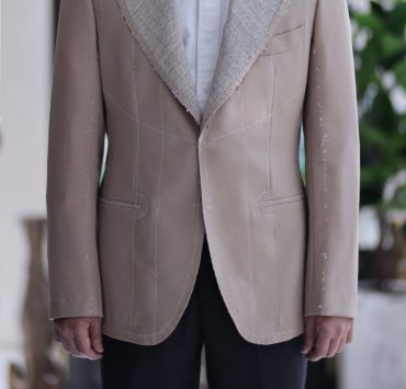 ตัดสูทหางม้า DGRIE CLASSIC PEAK LAPEL FULL CANVAS SUITS