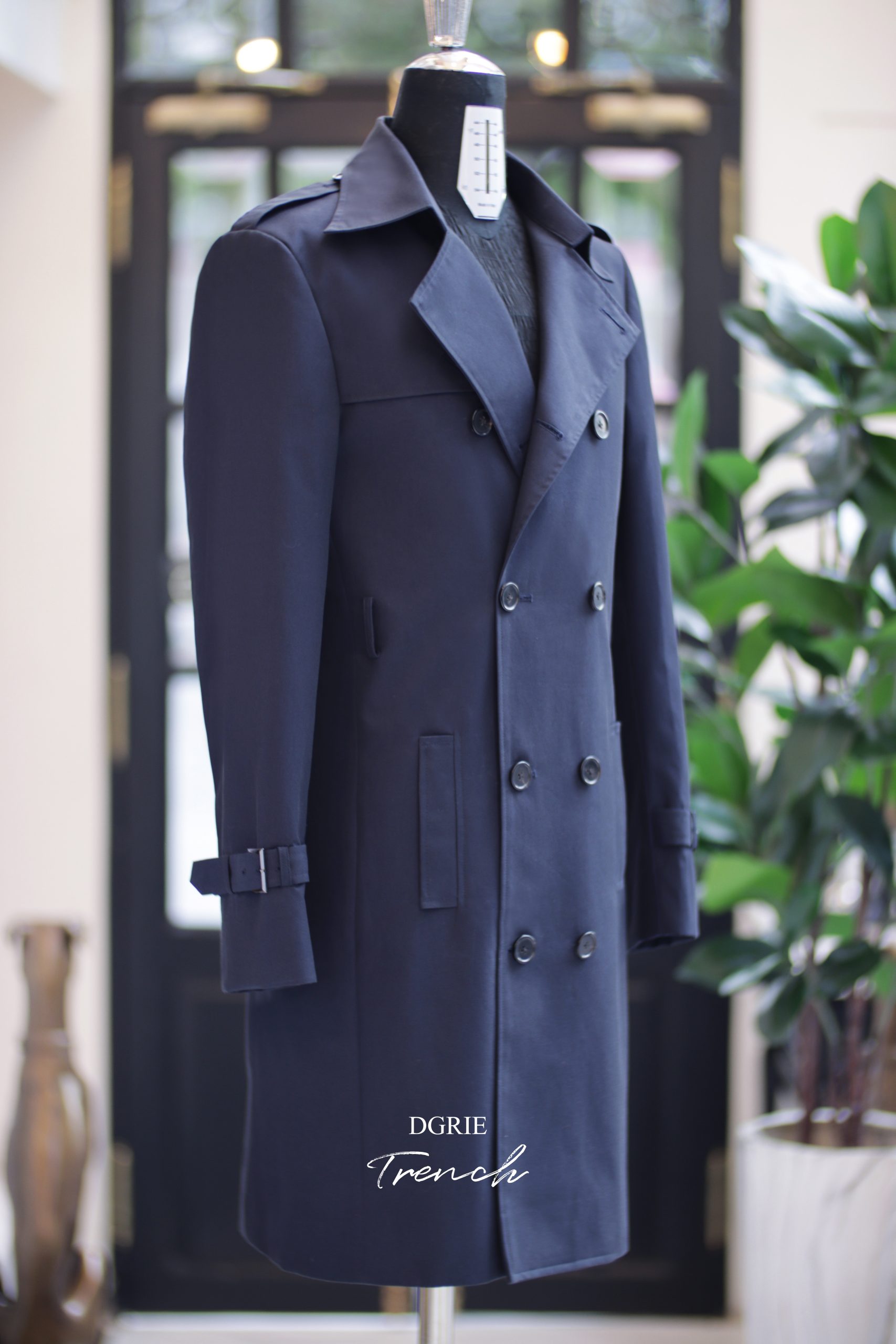 ตัดเทรนช์โค้ท DGRIE Custom Exclusive Navy Trench Coat