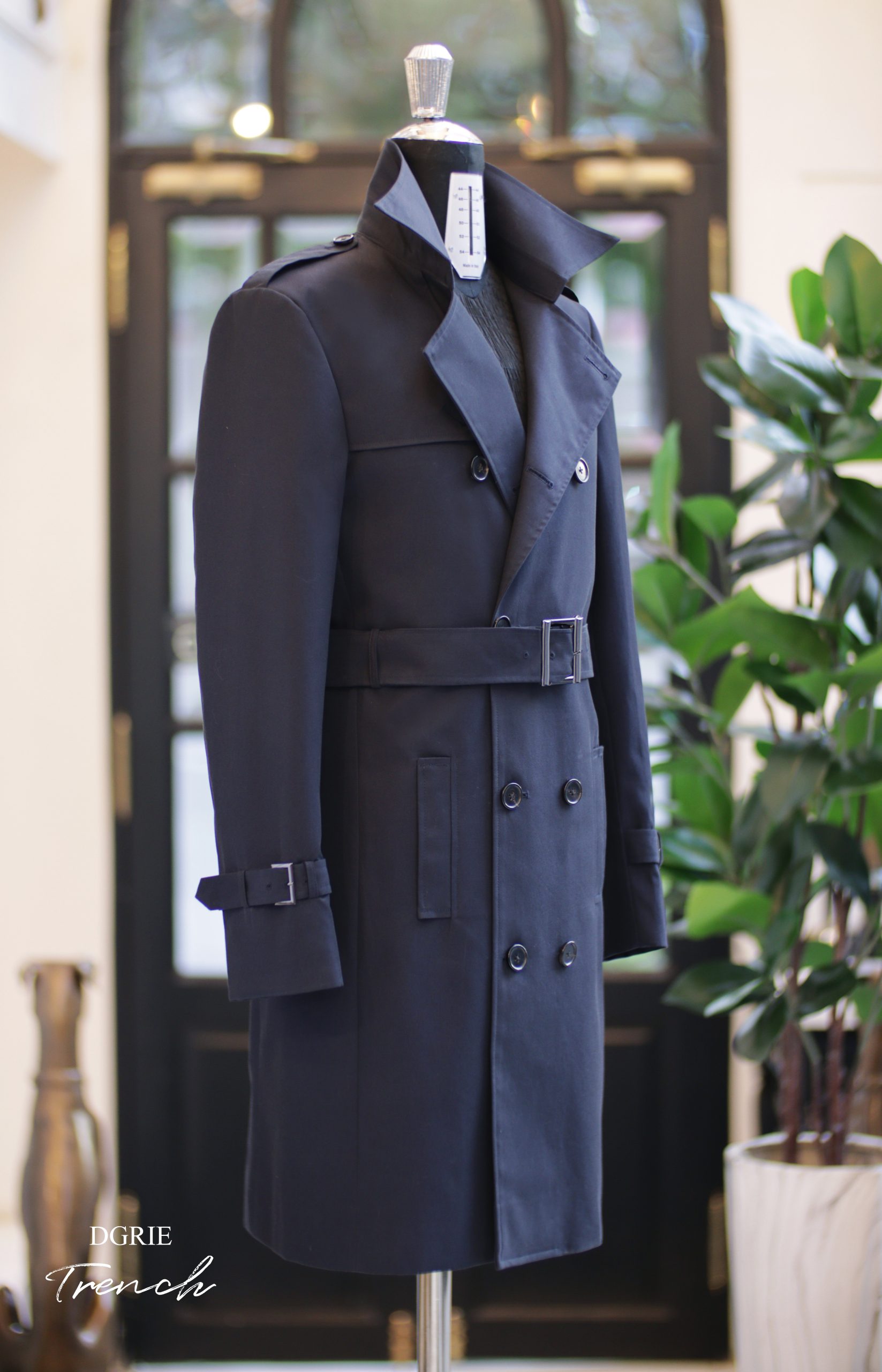 ตัดเทรนช์โค้ท DGRIE Custom Exclusive Navy Trench Coat