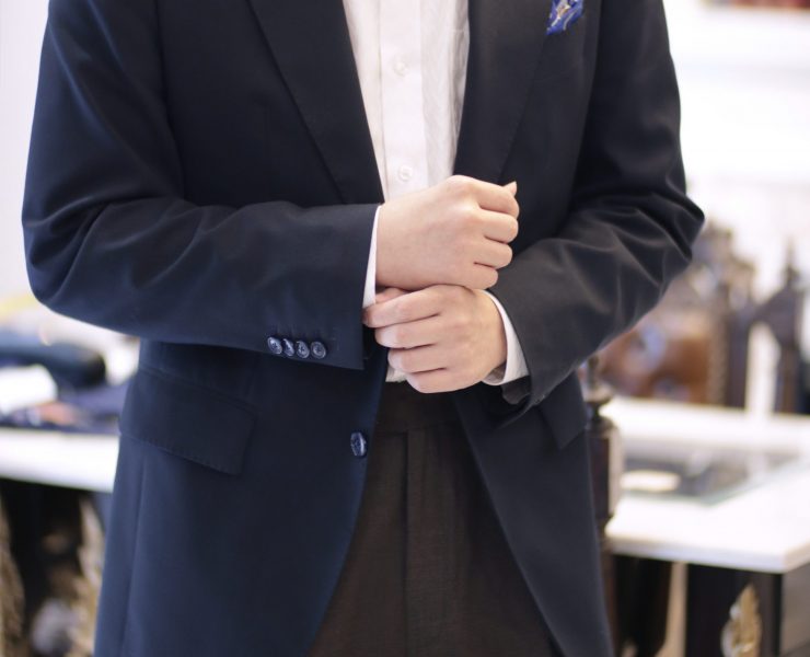 DGRIE Medium Herring Bone White Shirts