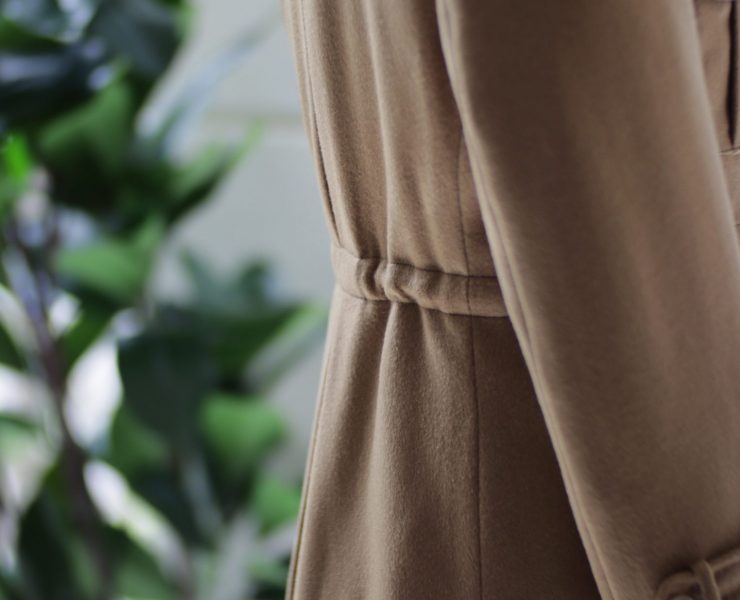 DGRIE OVERCOAT - 100% WOOL CASHMERE, FLANNEL WOOL