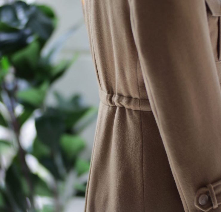 DGRIE OVERCOAT - 100% WOOL CASHMERE, FLANNEL WOOL