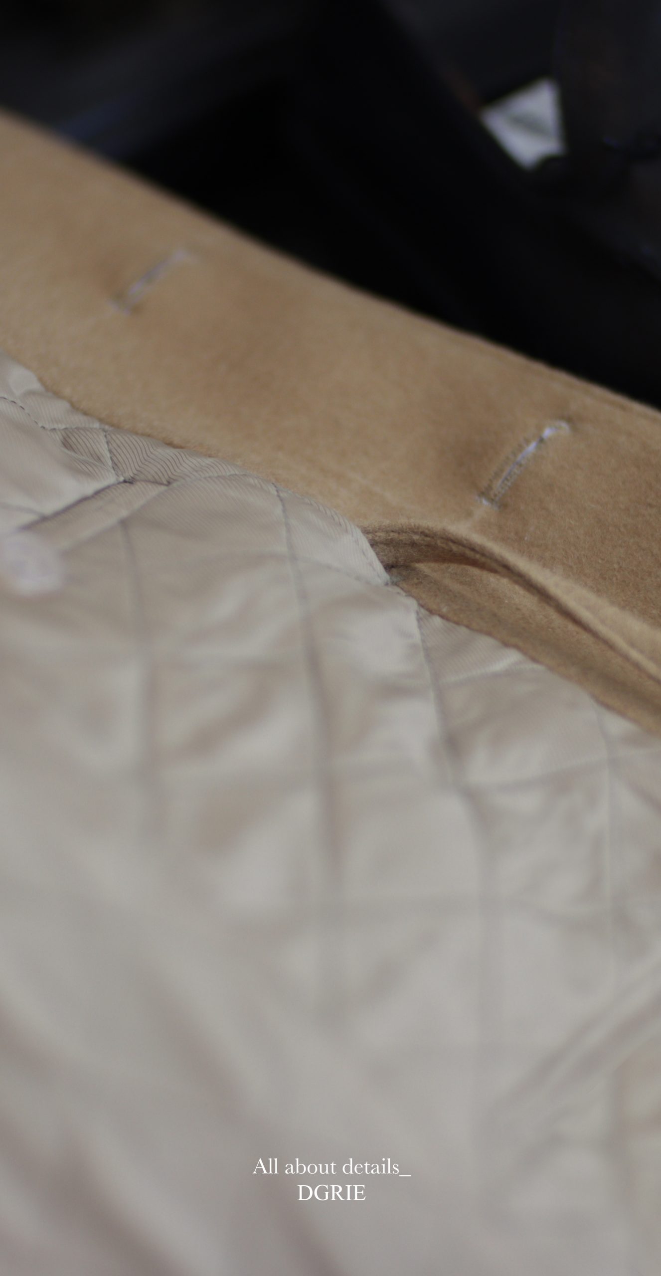 DGRIE OVERCOAT - 100% WOOL CASHMERE, FLANNEL WOOL