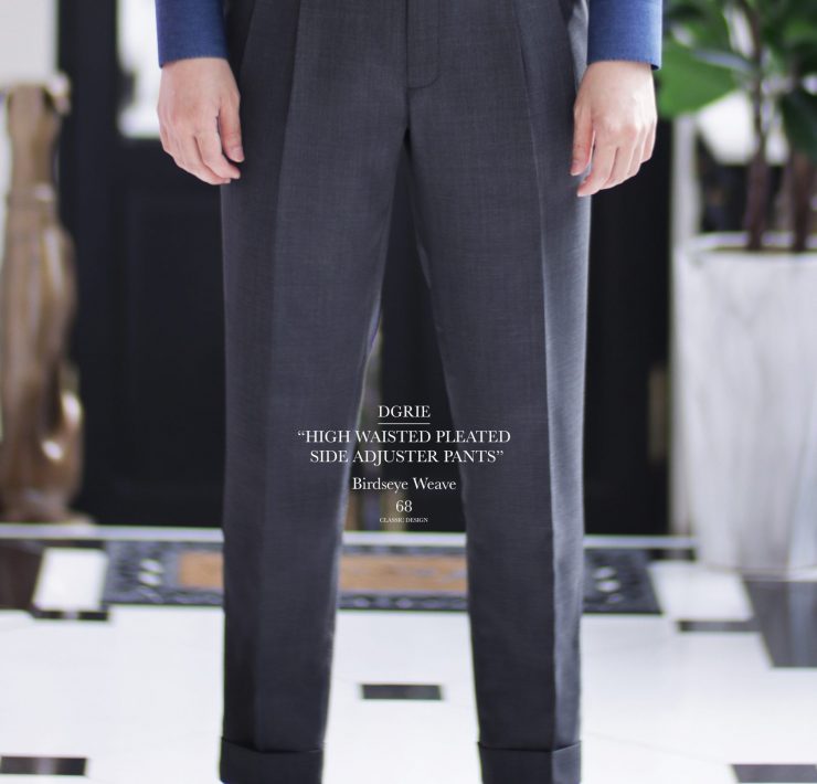 DGRIE PANTS 68 High Waisted Pleat Side Adjuster 16 DGRIE PANTS 68 High Waisted Pleat Side Adjuster