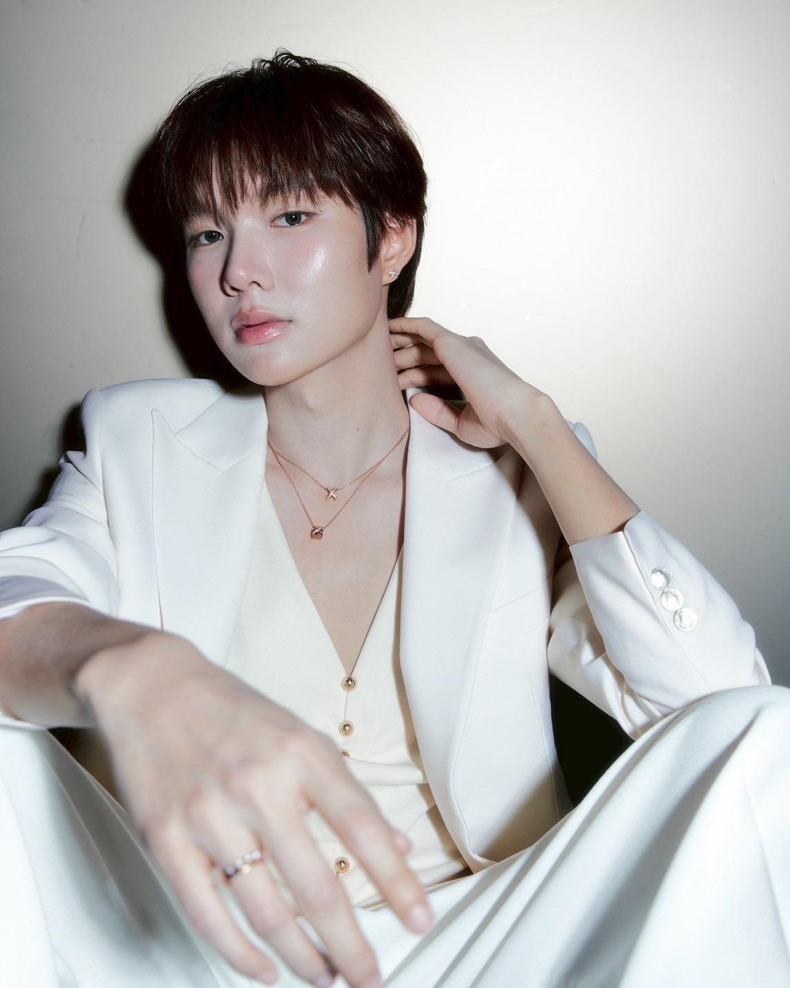 DGRIE Spotlight : น้ำปิง นภัสกร Ivory Wool Tuxedo Suits