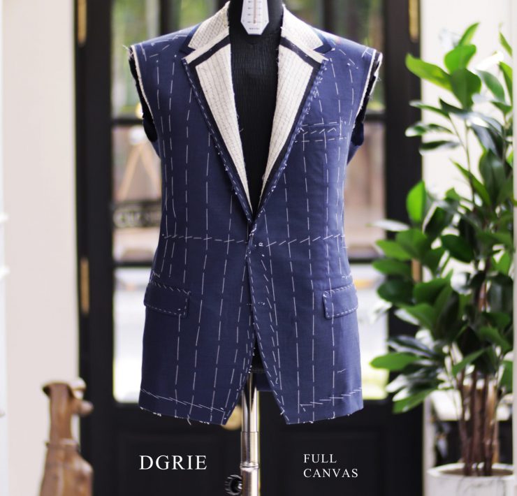 Navy Notch Lapel Full Canvas Construction Suit 16 Navy Notch Lapel Full Canvas Construction Suit