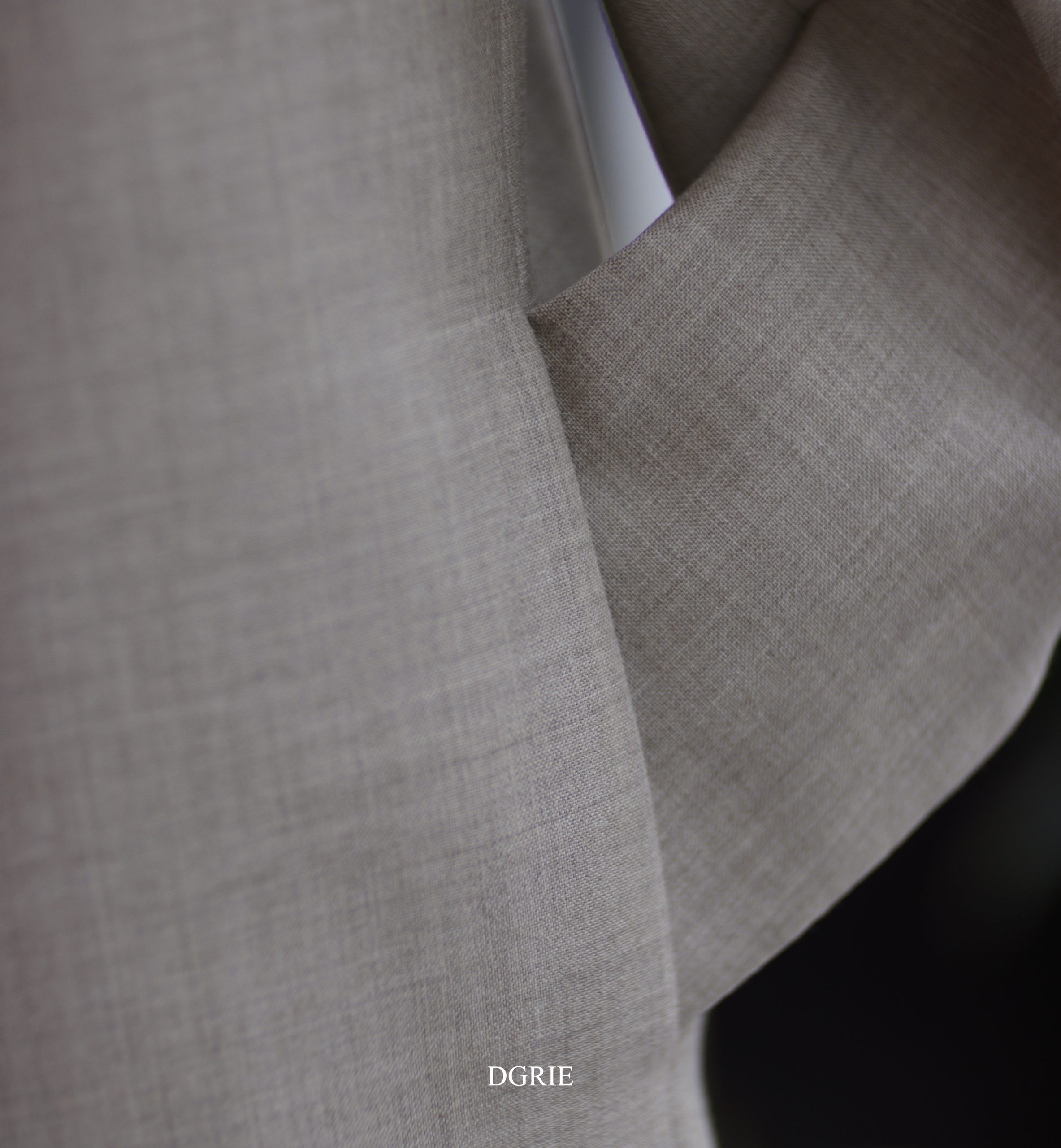 Oversize Jacket Buttonless Flannel Wool