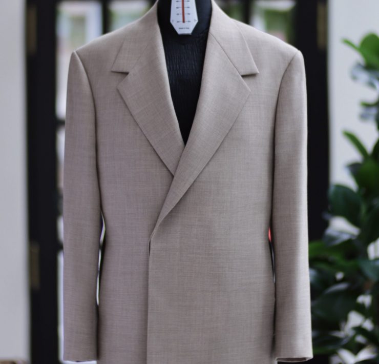 Oversize Jacket Buttonless Flannel Wool 16 Oversize Jacket Buttonless Flannel Wool