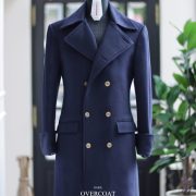 ร้านตัดเสื้อโค้ท DGRIE CLASSIC OVERCOAT - Custom Dark Navy Coat