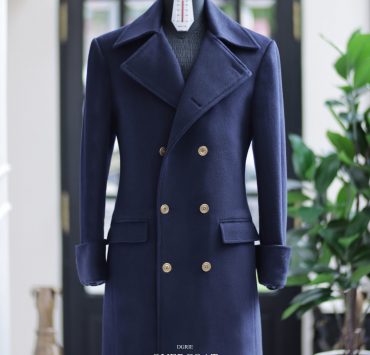 ร้านตัดเสื้อโค้ท DGRIE CLASSIC OVERCOAT - Custom Dark Navy Coat