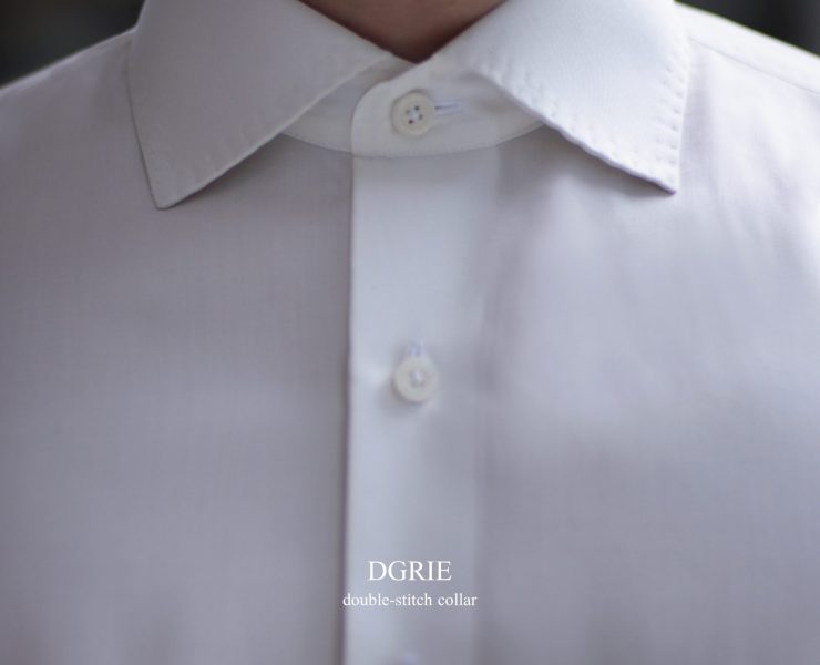 ตัดเชิ้ต DGRIE Double Hand Stitch Spread Collar Shirts
