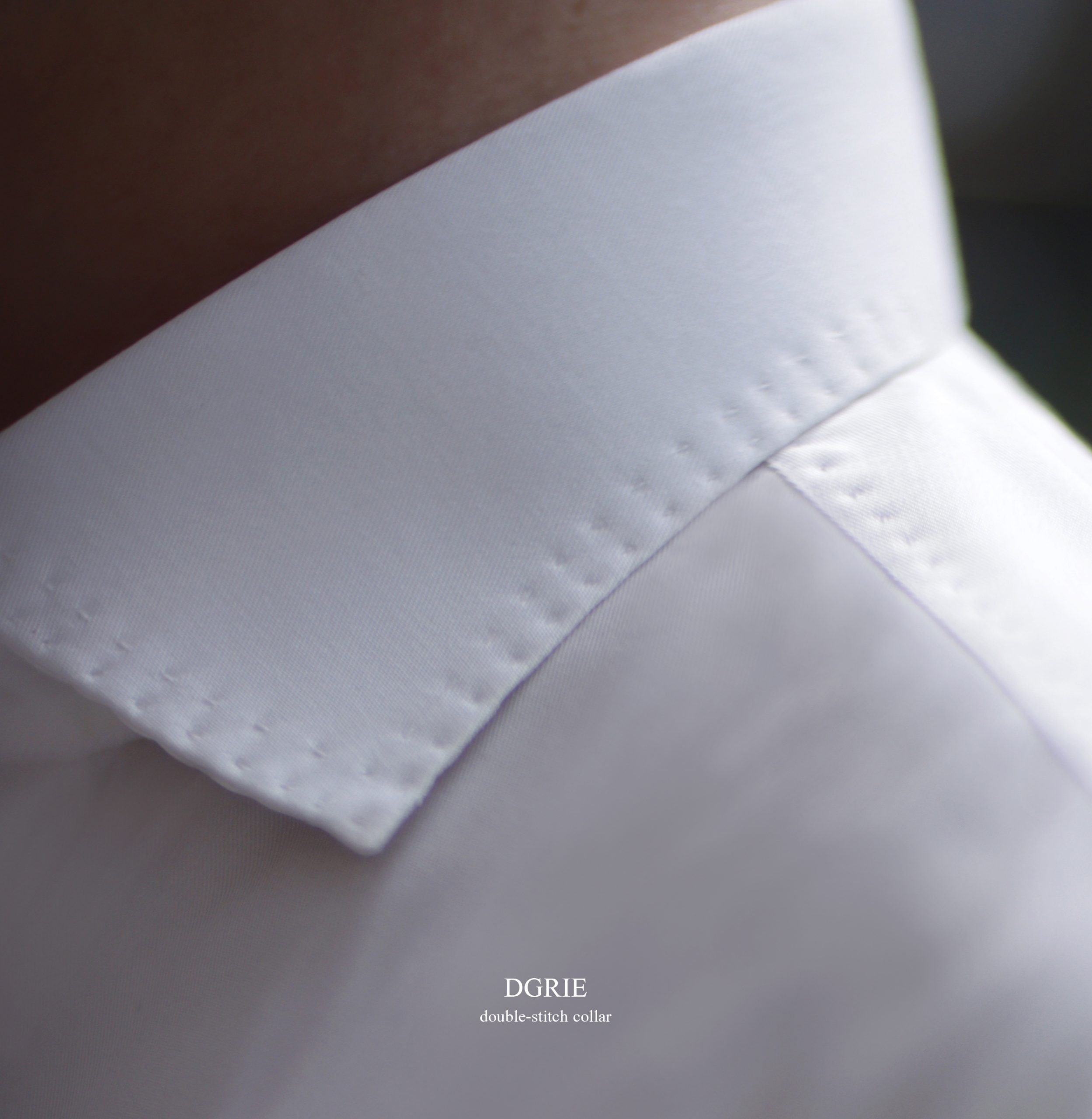 ตัดเชิ้ต DGRIE Double Hand Stitch Spread Collar Shirts