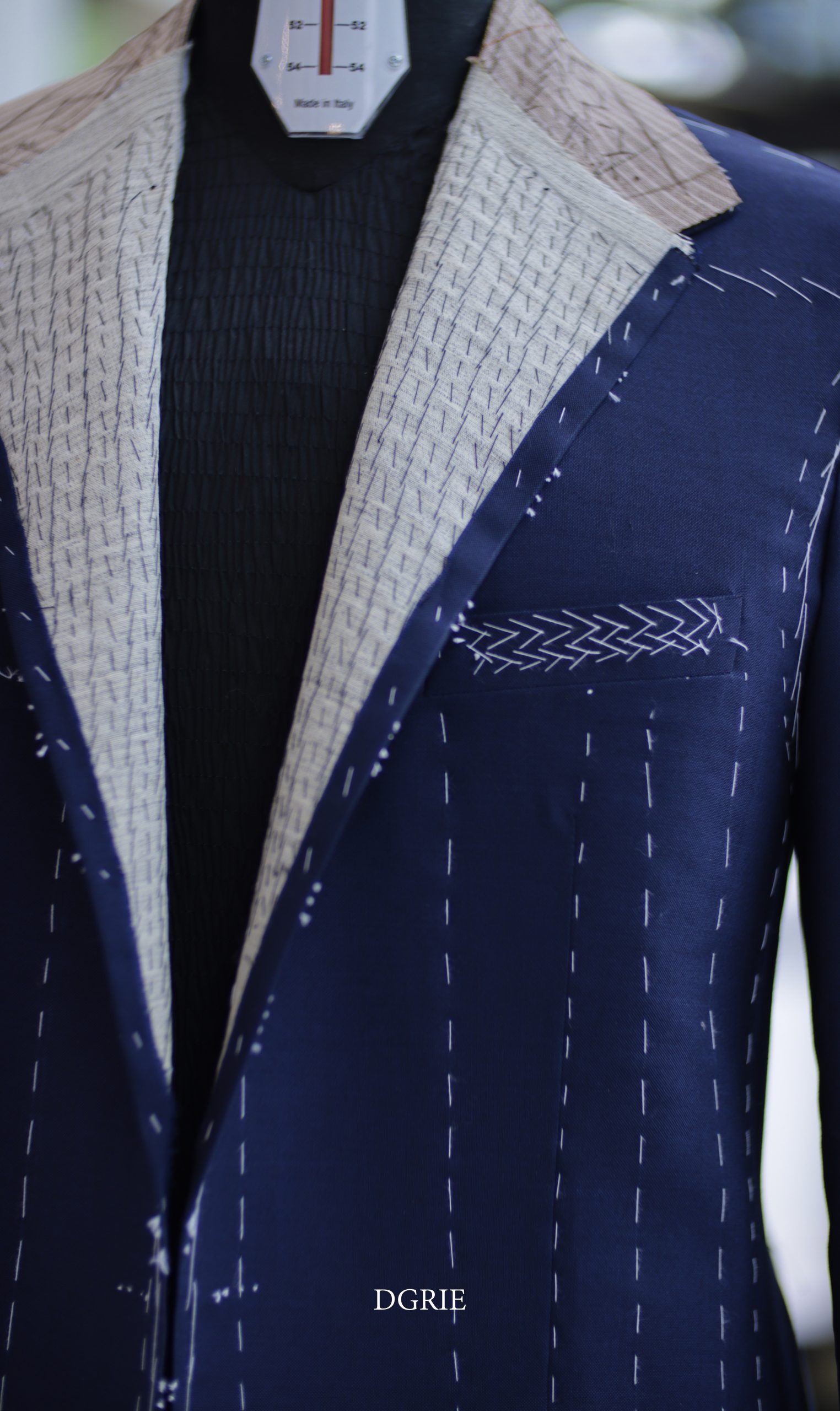 DGRIE Fitting - CLASSIC NAVY FULLCANVAS SUITS