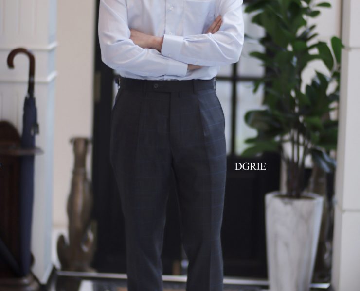 ตัดเชิ้ต DGRIE Light Blue Oxford Button Down Shirts