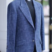 DGRIE – Navy Blue Linen Solbiati Sport Jacket