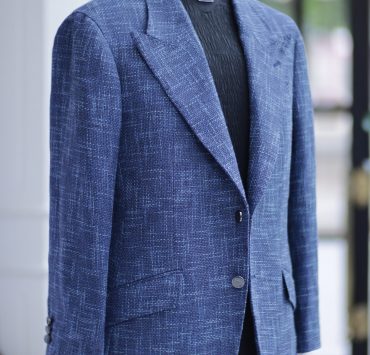DGRIE – Navy Blue Linen Solbiati Sport Jacket
