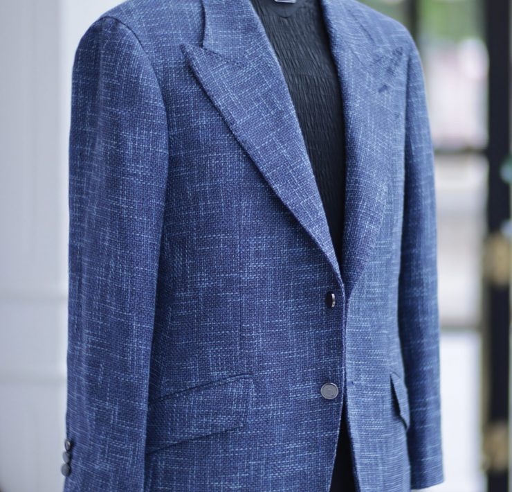 DGRIE – Navy Blue Linen Solbiati Sport Jacket 16 DGRIE – Navy Blue Linen Solbiati Sport Jacket