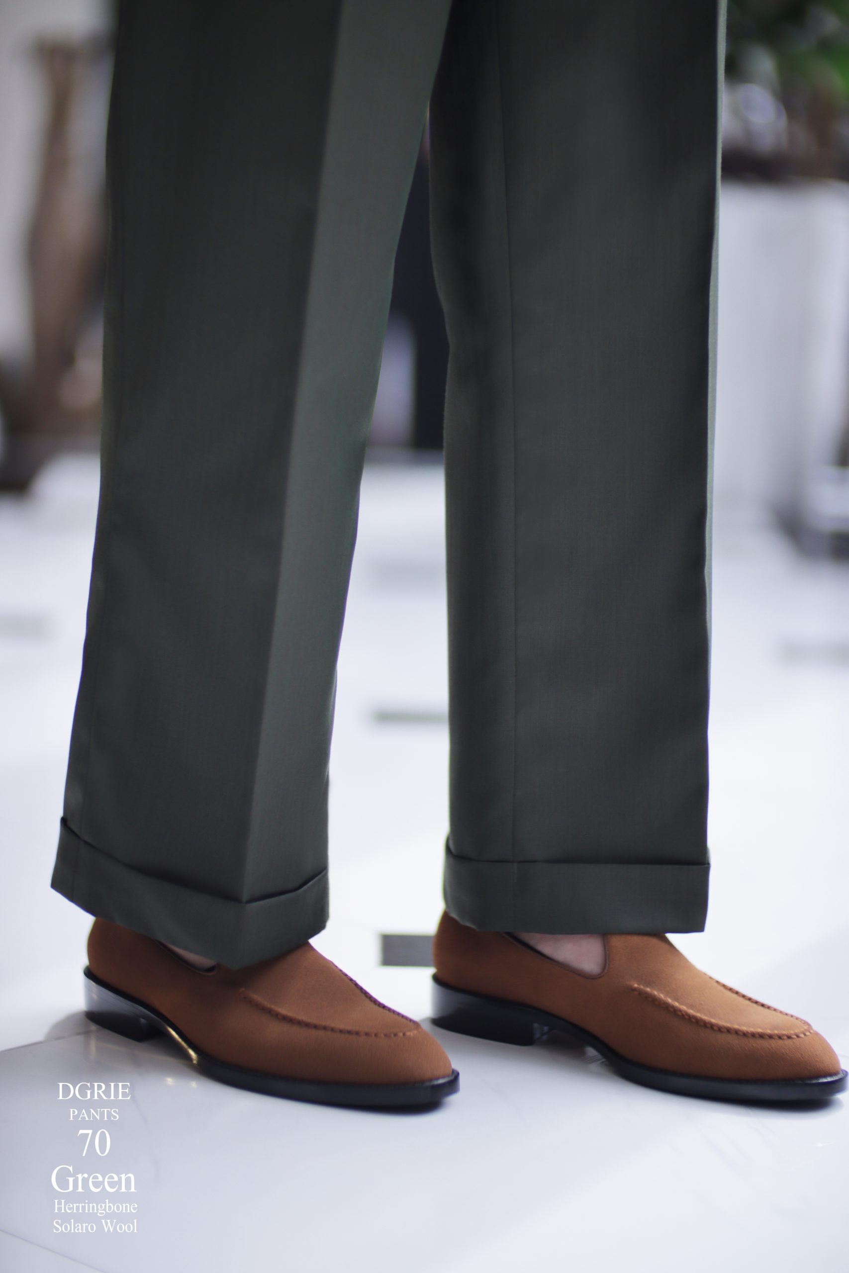 DGRIE PANTS 70 - "SOLARO SINGLE PLEATED PANTS"