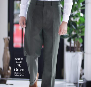DGRIE PANTS 70 - "SOLARO SINGLE PLEATED PANTS"