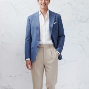 DGRIE Wool Linen Jacket Suits ตัดสูทผ้าวูลลินิน สไตล์ลำลอง