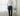 Navy Blue Stripe Dot Blend Wool Pants - DGRIE