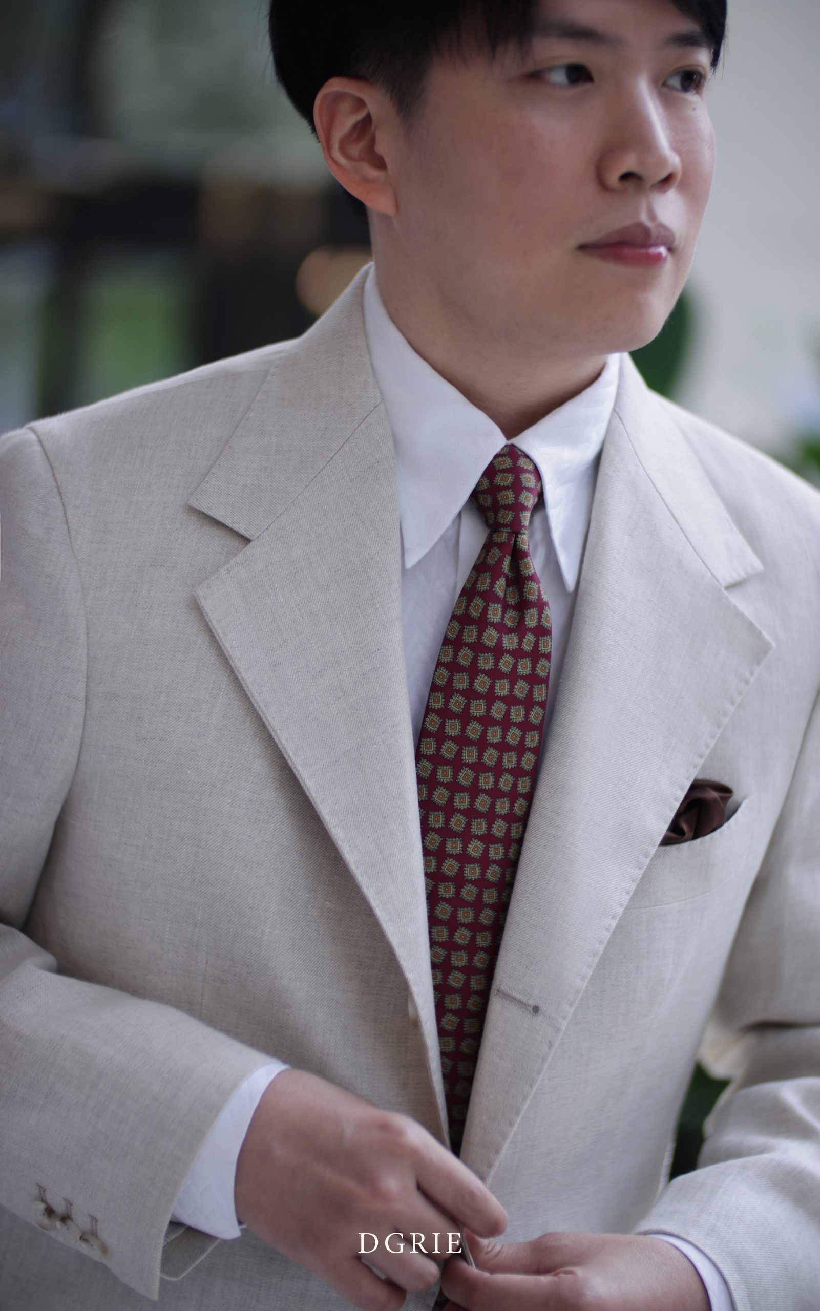 ตัดสูทลินิน Classic Natural Linen Sport Jacket