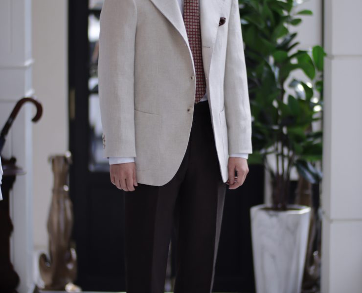 ตัดสูทลินิน Classic Natural Linen Sport Jacket