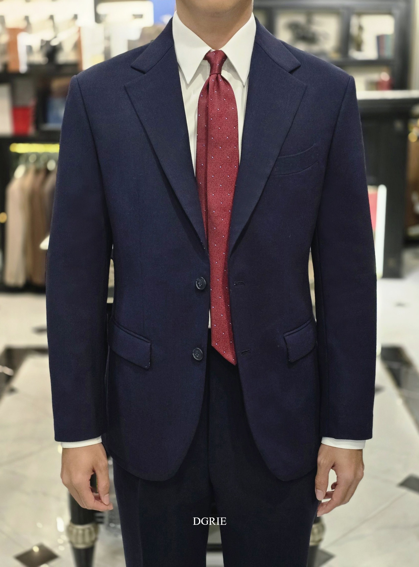 ตัดสูท DGRIE Basic Navy Suits - Classic Notch Lapel