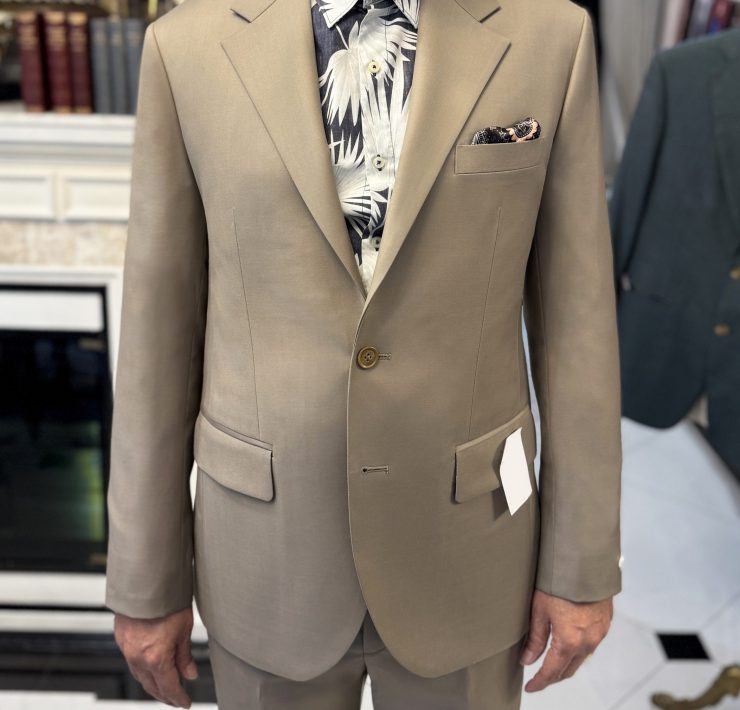 DGRIE BESPOKE - ตัดสูท Classic Khaki Classic Notch Lapel Suits