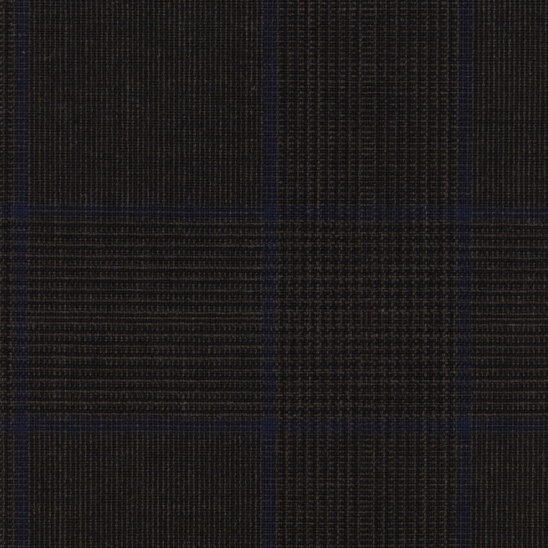 DGRIE Brown Navy Check High Twist Suits