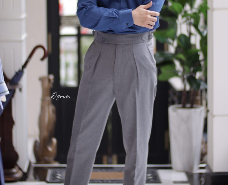 ร้านตัดเชิ้ต DGRIE Button Down Denim Shirt