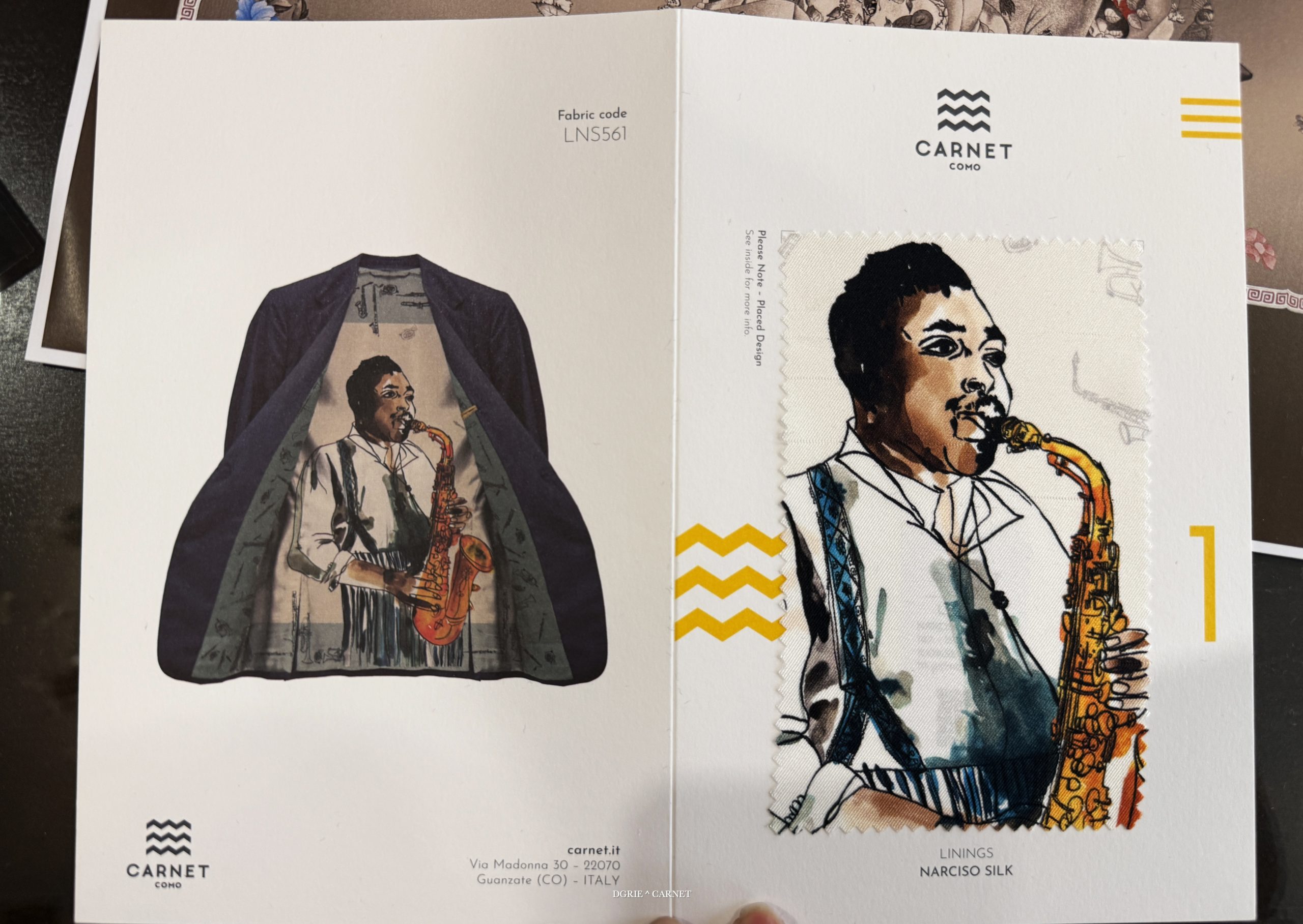 DGRIE ^ CARNET new fabric Collection 2026