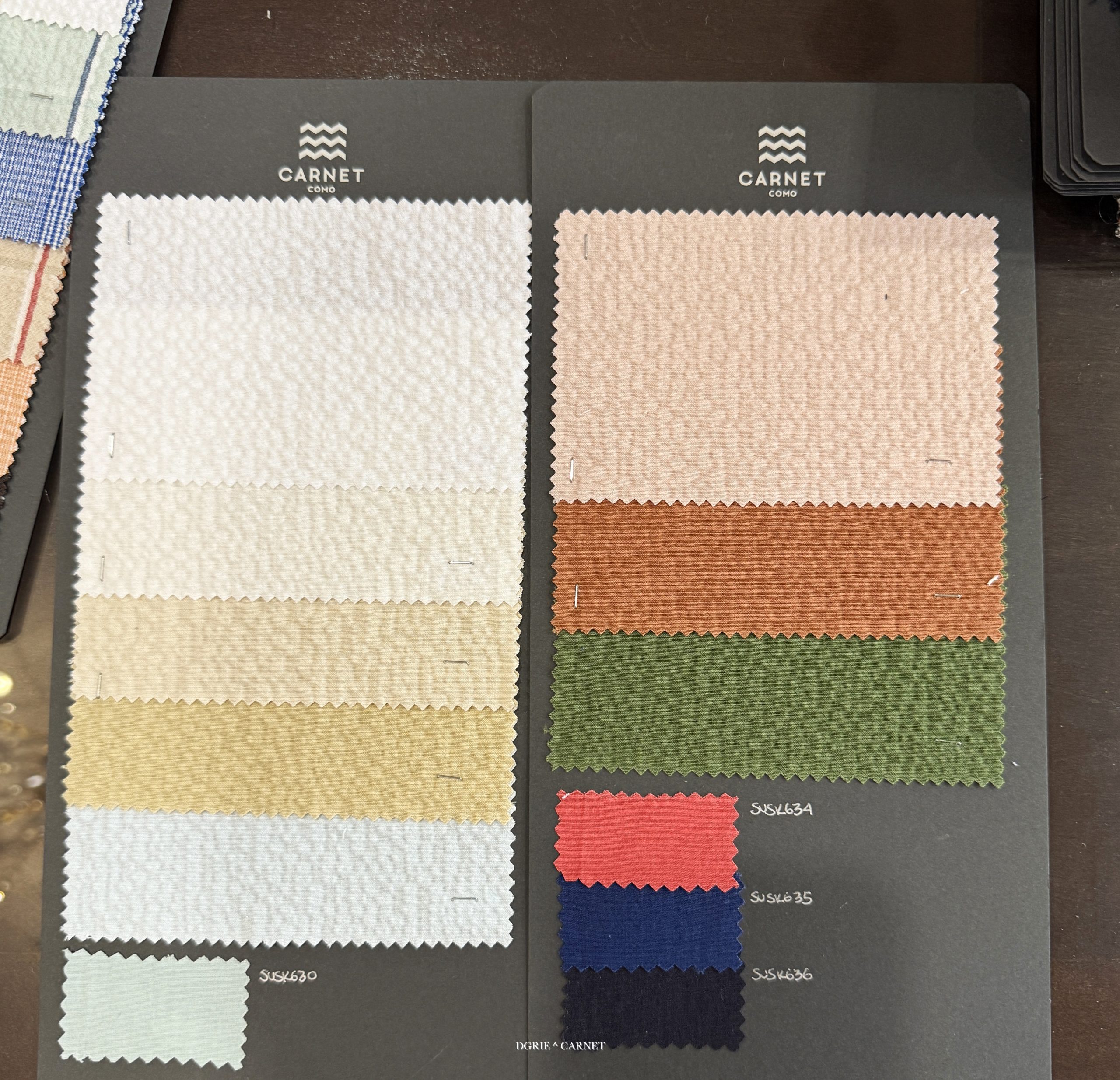 DGRIE ^ CARNET new fabric Collection 2026
