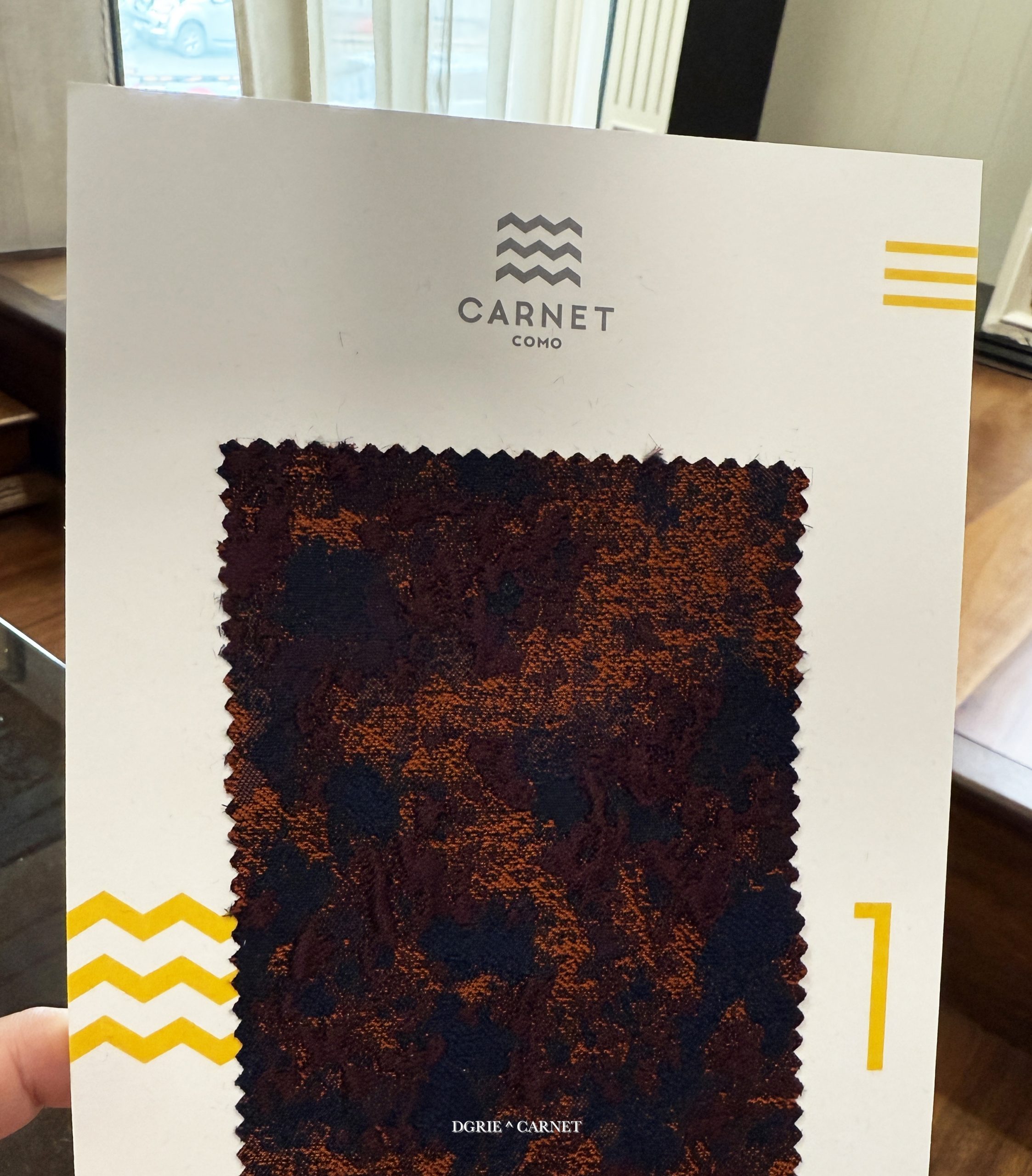 DGRIE ^ CARNET new fabric Collection 2026