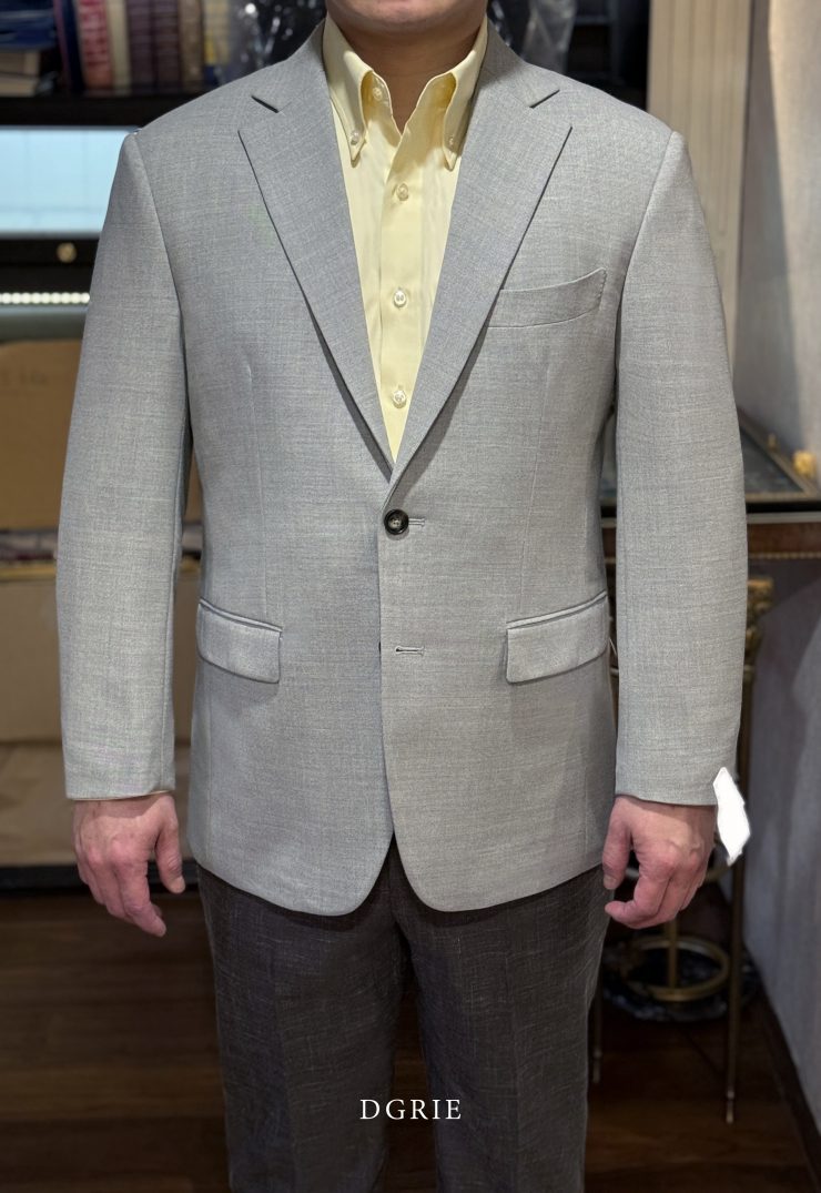 DGRIE - Full Canvas Grey 4 Ply Wool Suit