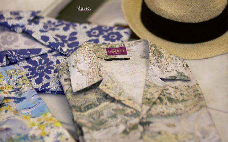 DGRIE ตัดเสื้อเชิ้ต LIBERTY London : Tana Lawn Open Collar Printed Shirts