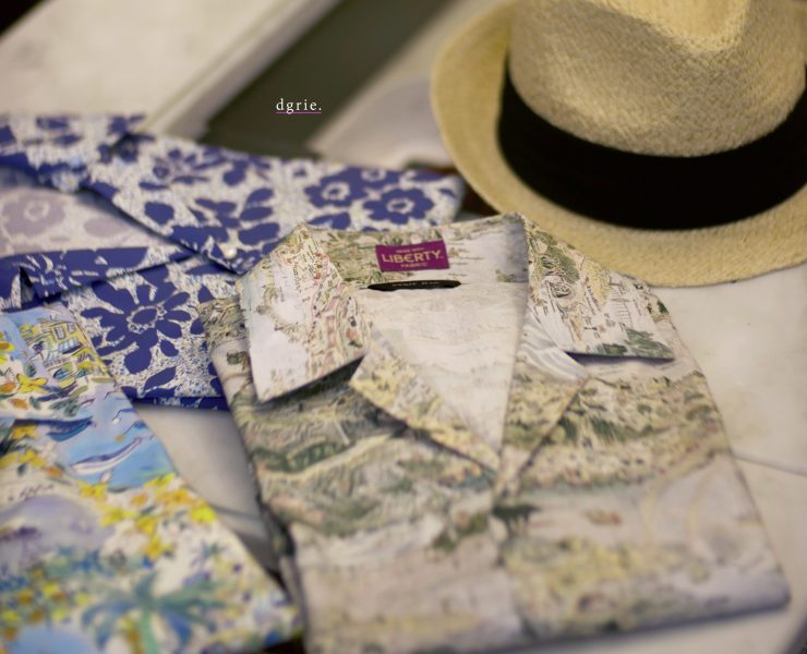 DGRIE ตัดเสื้อเชิ้ต LIBERTY London : Tana Lawn Open Collar Printed Shirts