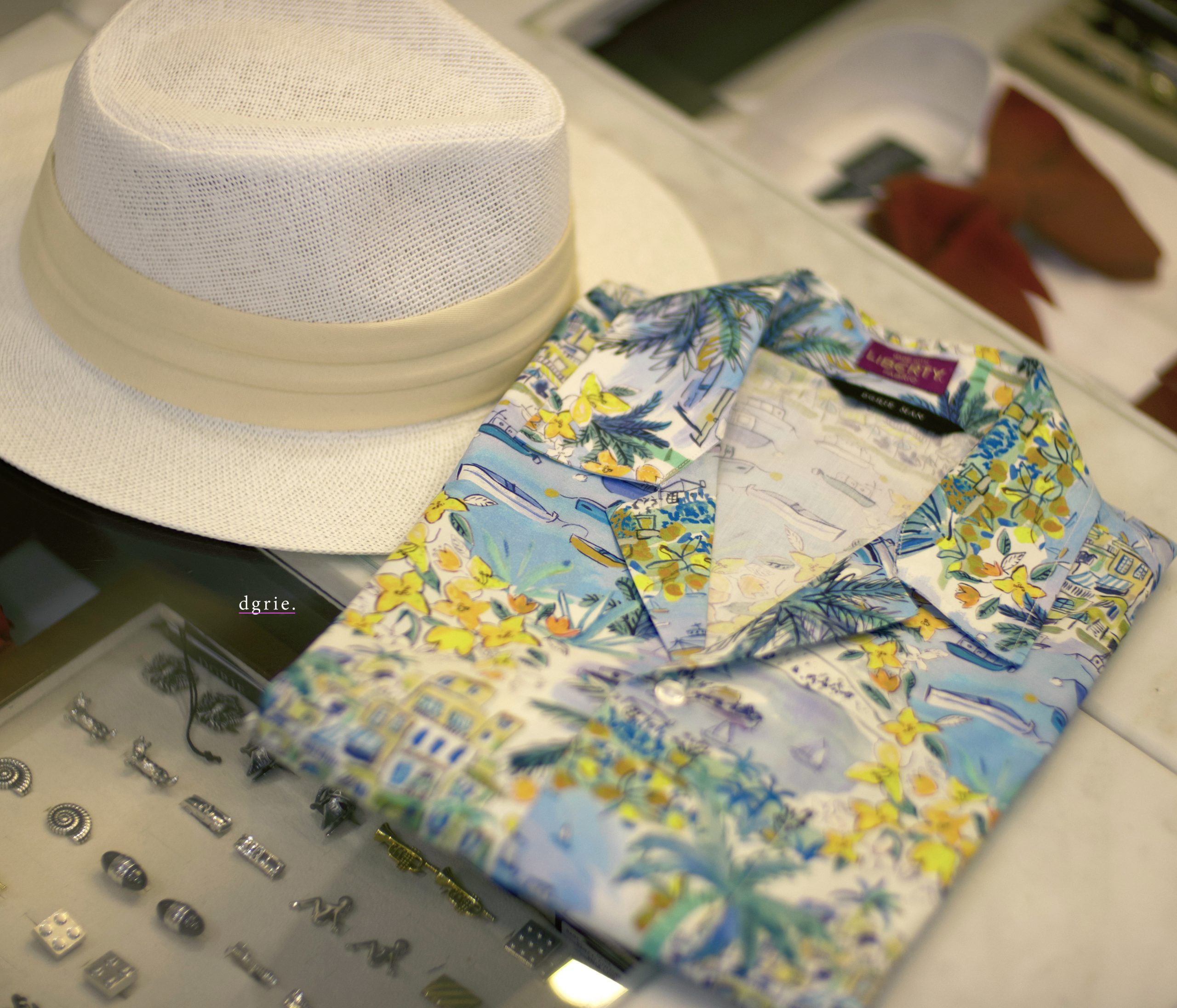 DGRIE ตัดเสื้อเชิ้ต LIBERTY London : Tana Lawn Open Collar Printed Shirts