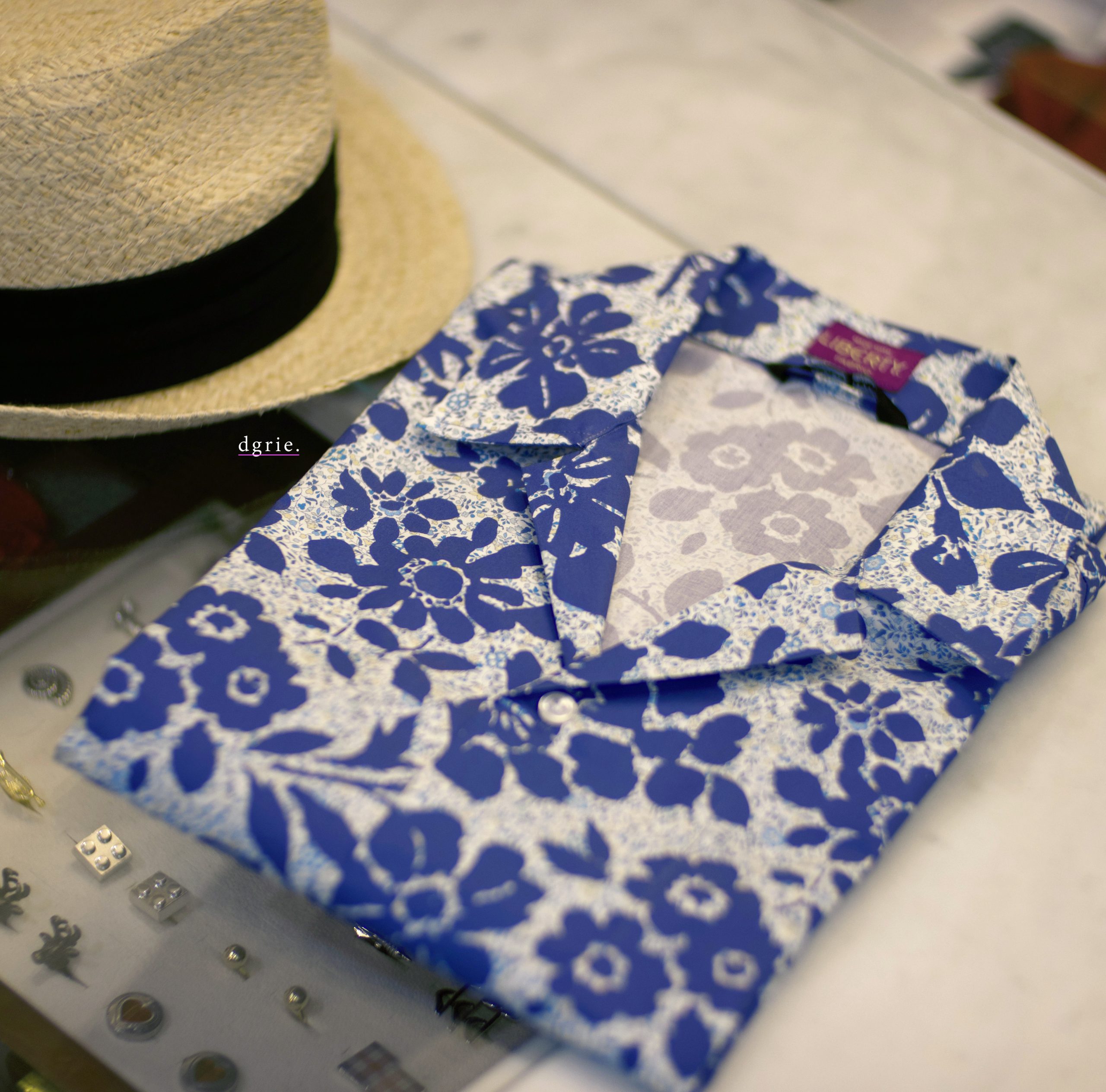 DGRIE ตัดเสื้อเชิ้ต LIBERTY London : Tana Lawn Open Collar Printed Shirts